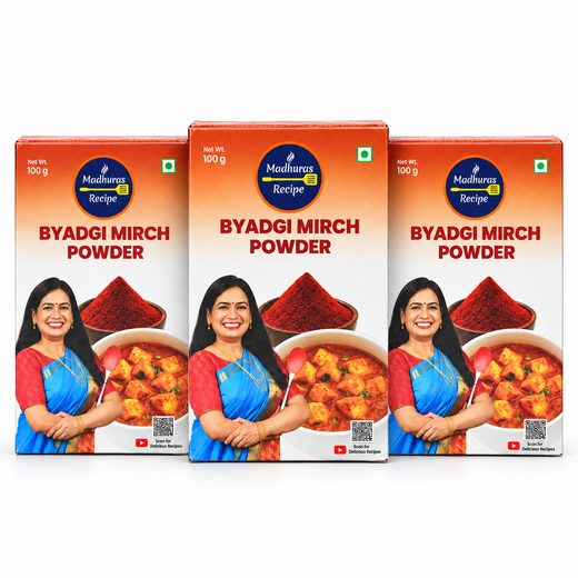 Byadgi mirch pack of three